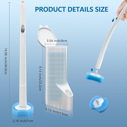 Disposable Toilet Bowl Brush and Holder