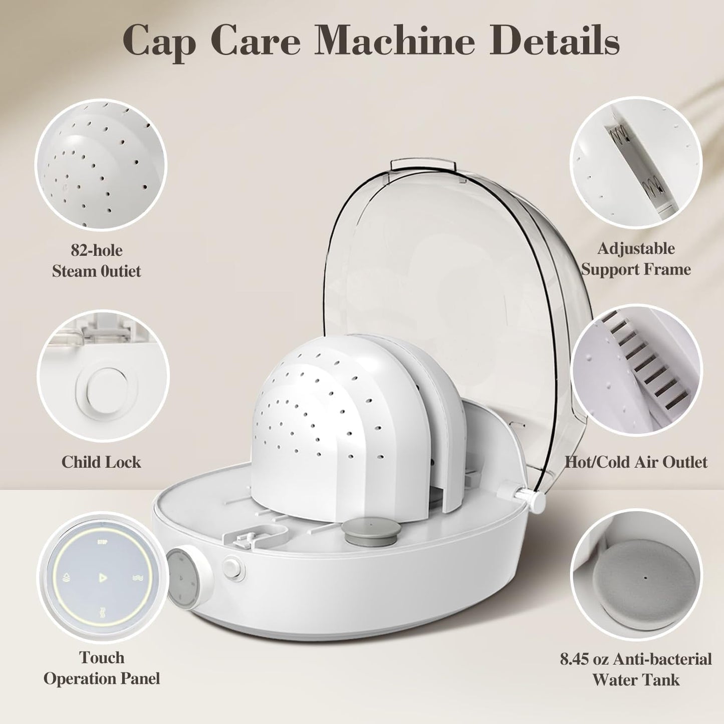 CapRevive Hat Shaper – Steam Hat Restorer & Drying Machine for Caps