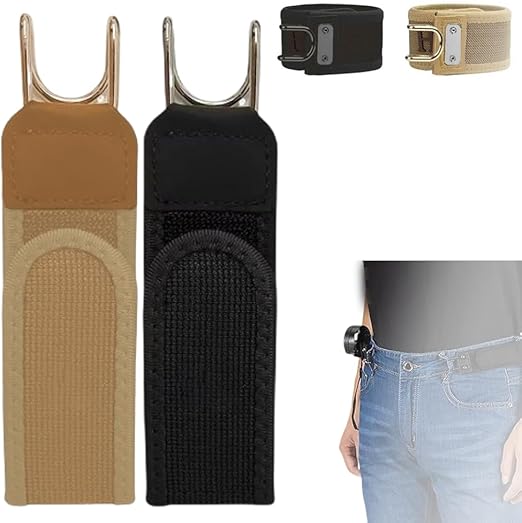 Buckle-Less Belt Hooks 2pcs