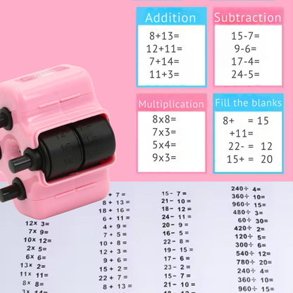 Math Teacher 4-in-1 Math Roller Stamp