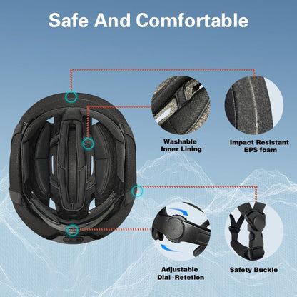 Smart Bike Helmet with Intelligent App Control & Built-In Safety System