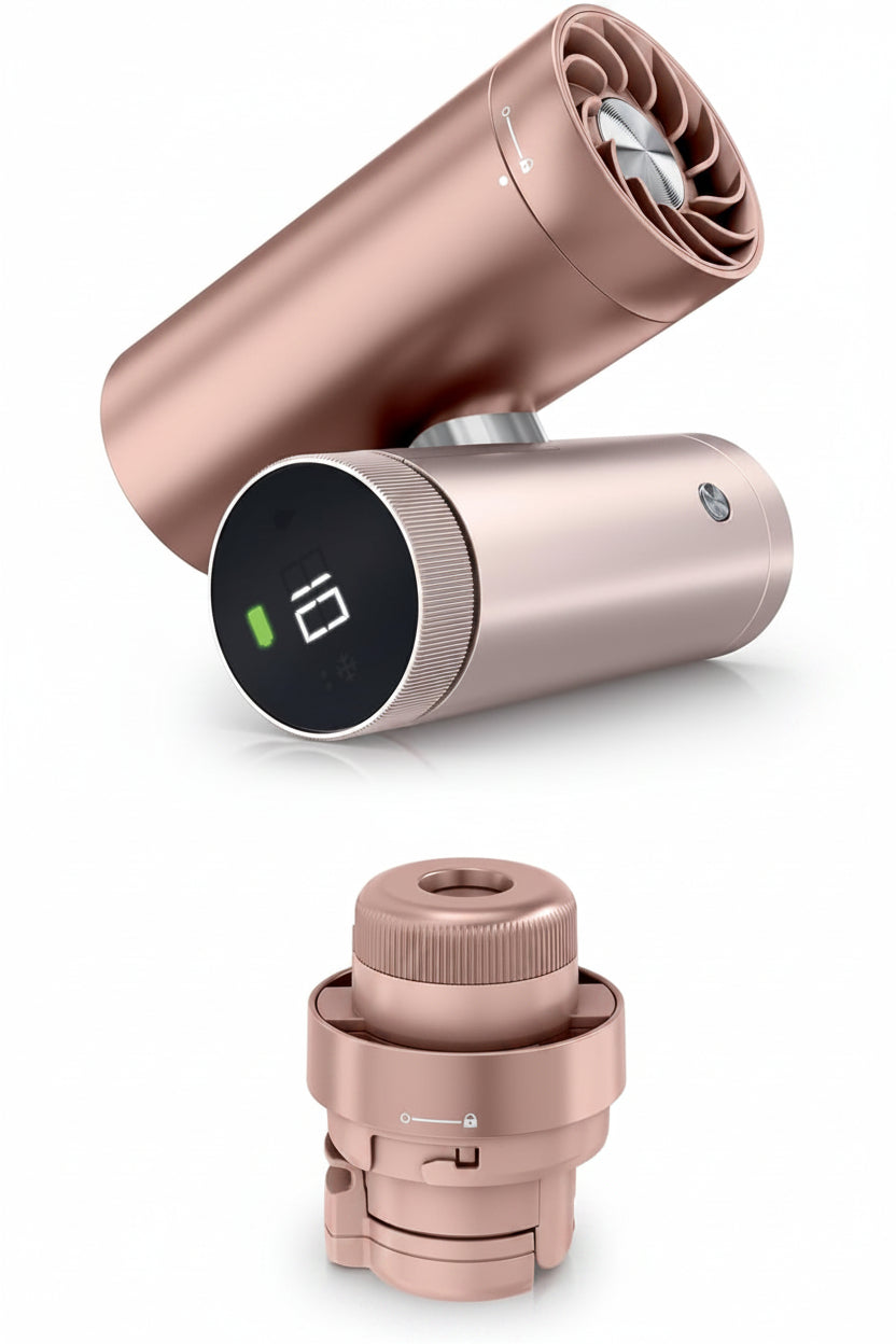 2-in-1 Portable Cooling Fan with Dry Mist Spray