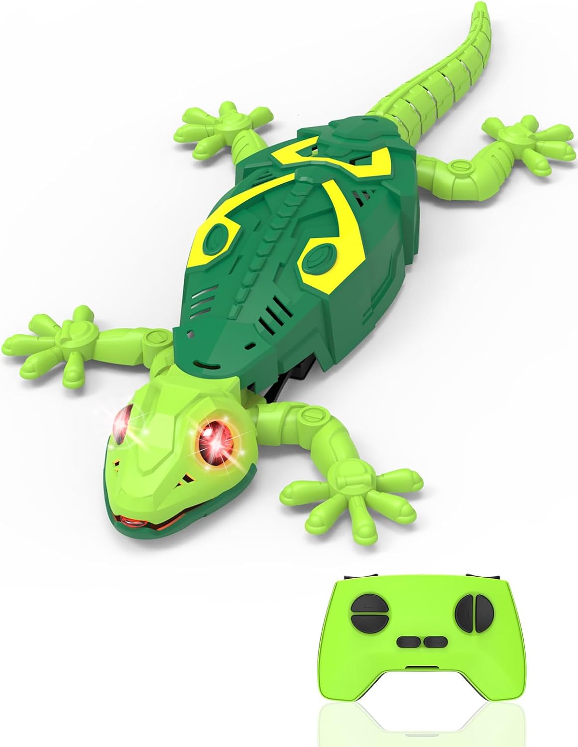 Wall Climbing Lizard RC Toy – Remote Control Gecko Robot That Crawls on Walls, Floors & Ceilings, Electric Wall Crawler Lizard Car, Cool Gift for Kids Boys Girls Ages 3–10+ (Birthday & Christmas Toy)