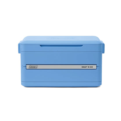 Snap N Go 35QT Collapsible Hard Cooler – Heavy-Duty Portable Ice Chest (Blue Sky)