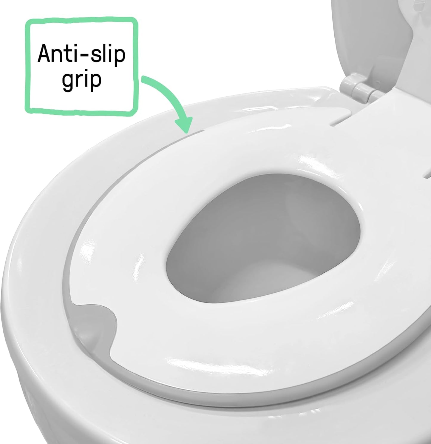 Flip & Sit Potty Seat (White) – Easy Potty Training Seat for Toddlers