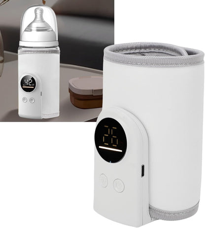 Portable USB Baby Bottle Warmer with Adjustable Temperature – Fast Heating for Home & Travel (Style 1)