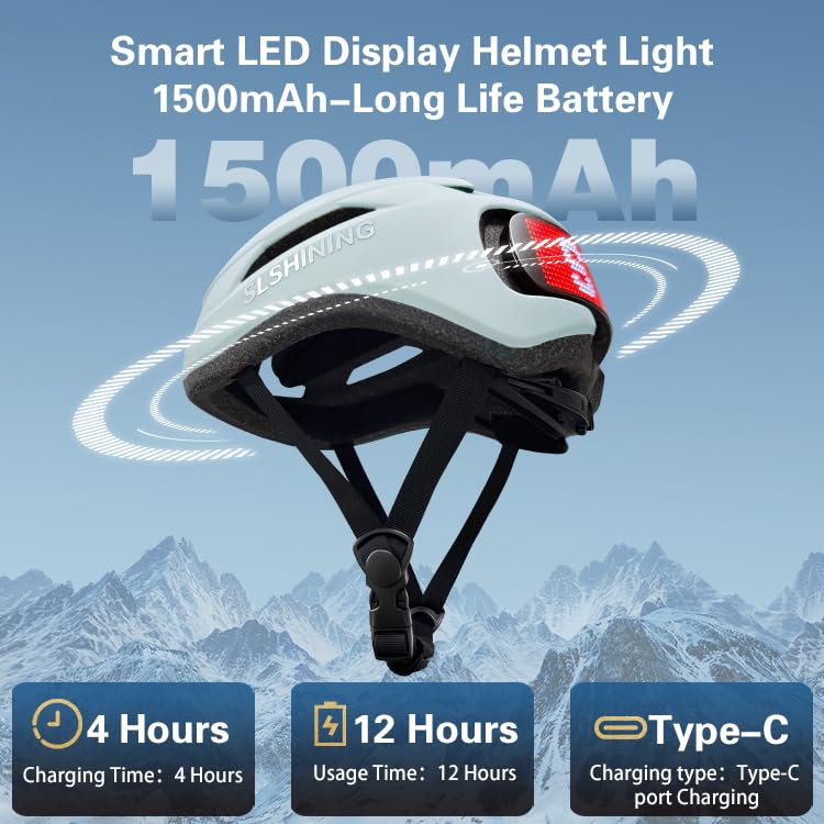 Smart Bike Helmet with Intelligent App Control & Built-In Safety System