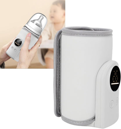 Portable USB Baby Bottle Warmer with Adjustable Temperature – Fast Heating for Home & Travel (Style 1)
