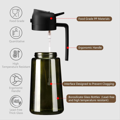 Olive Oil Dispenser and Oil Sprayer