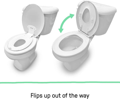 Flip & Sit Potty Seat (White) – Easy Potty Training Seat for Toddlers