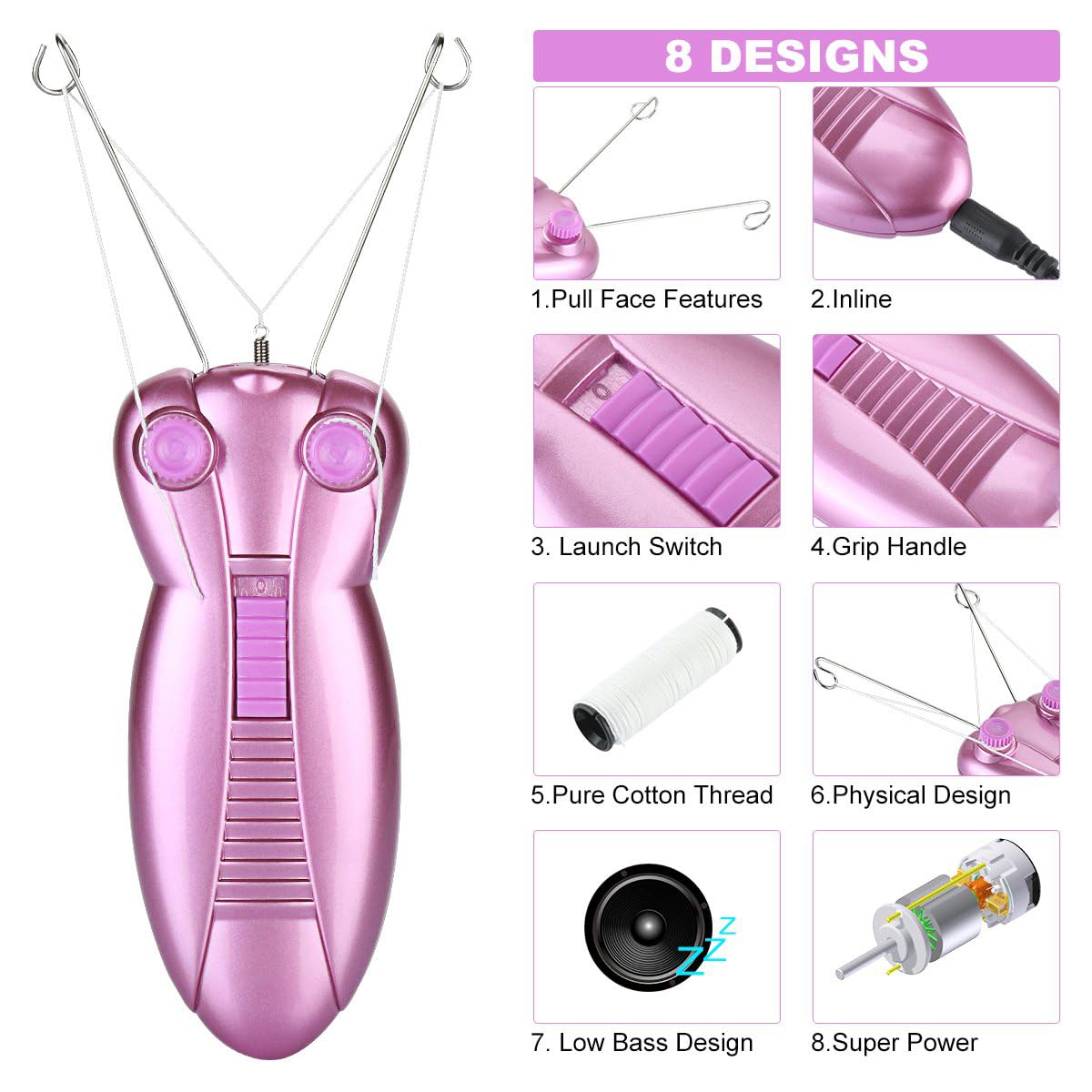 Ladies Facial Hair Remover Electric Women's Beauty Epilator