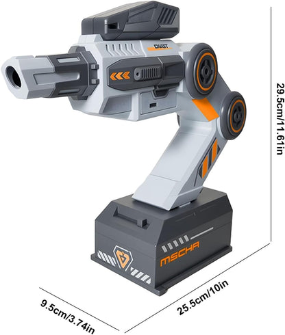 Cool Inductive Robot Arm, Motion-Tracked Blaster