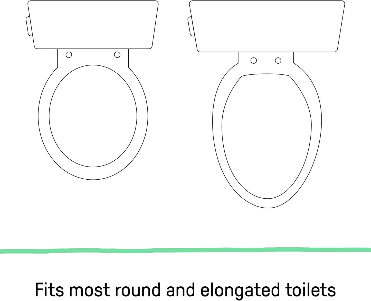 Flip & Sit Potty Seat (White) – Easy Potty Training Seat for Toddlers