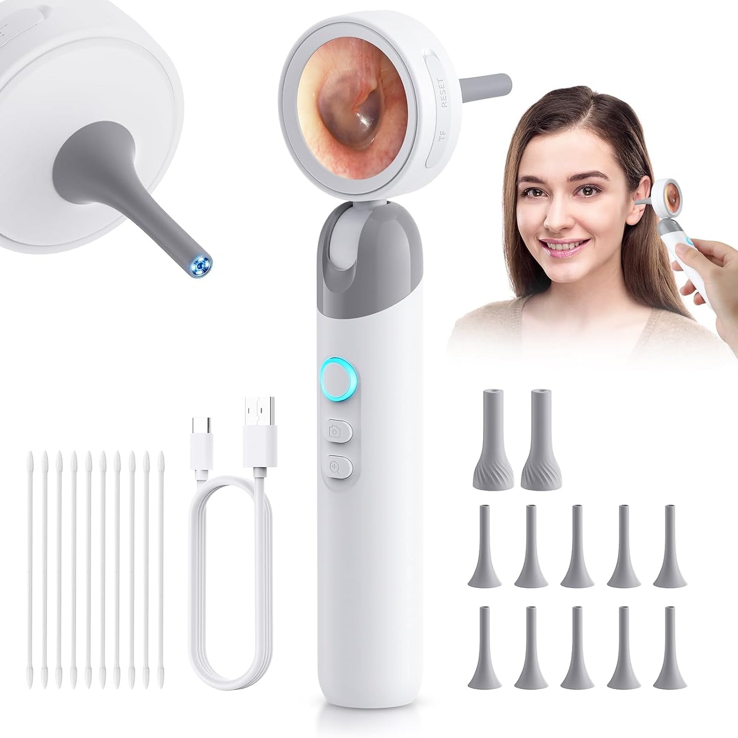 1080P HD Otoscope Ear Camera for Family