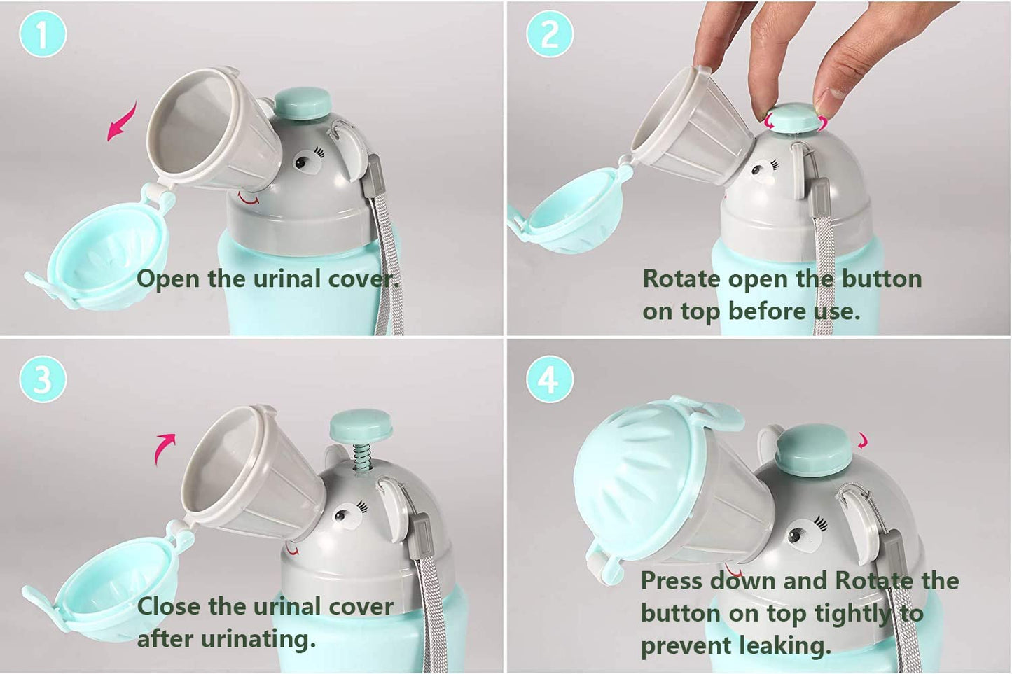 Portable Baby Potty Urinal – Travel Emergency Toilet for Kids