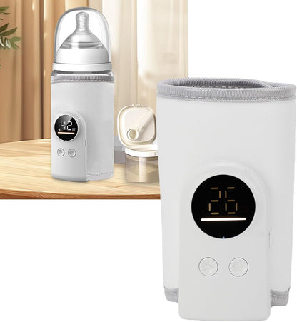 Portable USB Baby Bottle Warmer with Adjustable Temperature – Fast Heating for Home & Travel (Style 1)
