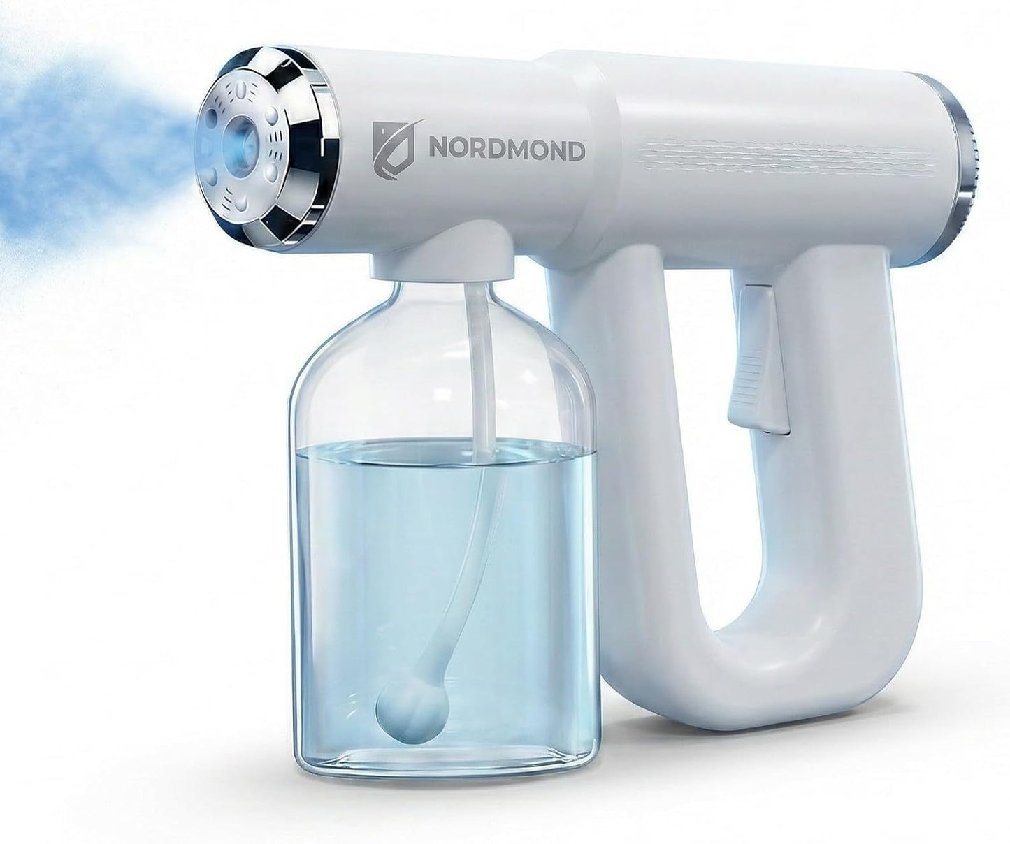 Professional Disinfectant Fogger Machine – Rechargeable ULV Nano Steam Sanitizer Sprayer with Blue Light V2
