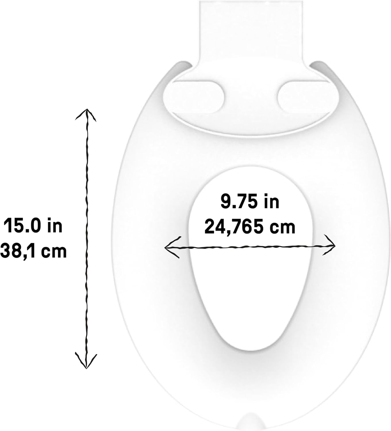 Flip & Sit Potty Seat (White) – Easy Potty Training Seat for Toddlers