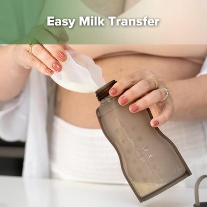 Silicone Breast Milk Collector – Leak Catcher for Breastfeeding Moms 2PCS