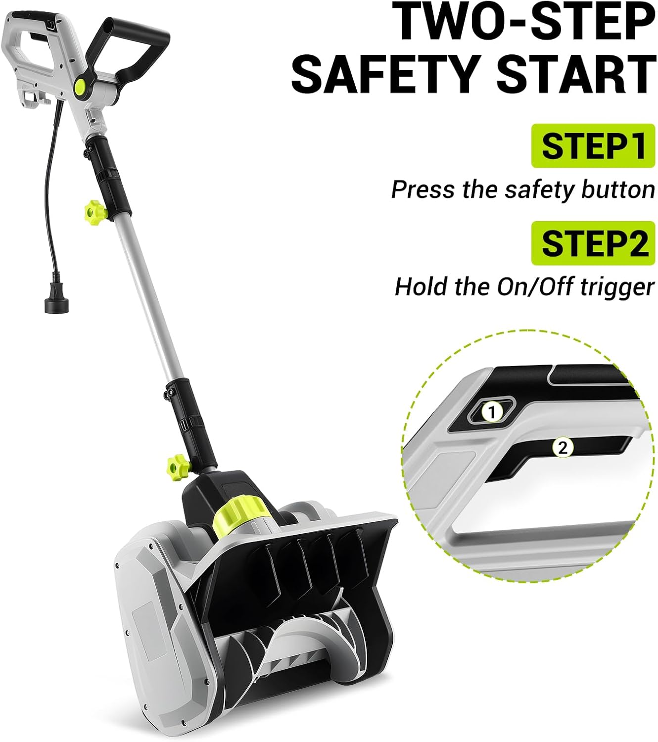 14-Inch Corded Electric Snow Blower