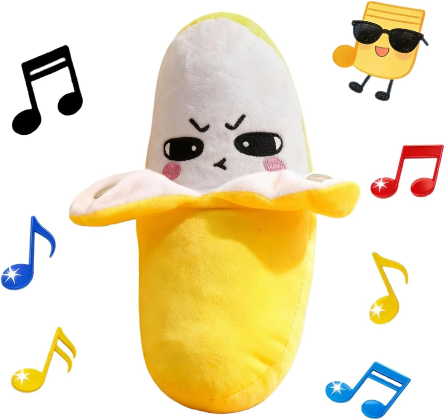 Baby Musical Sensory Toy – Interactive Plush Toy with Sounds & Music (Yellow Banana)