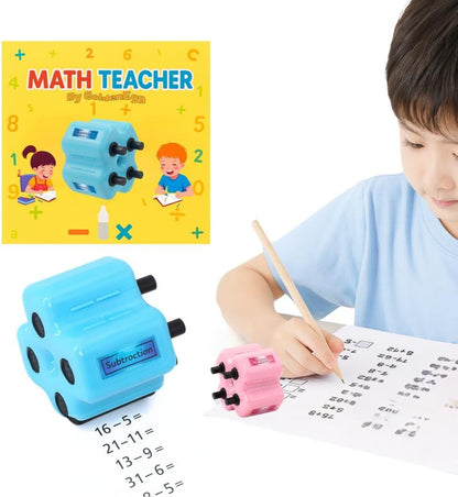 Math Teacher 4-in-1 Math Roller Stamp