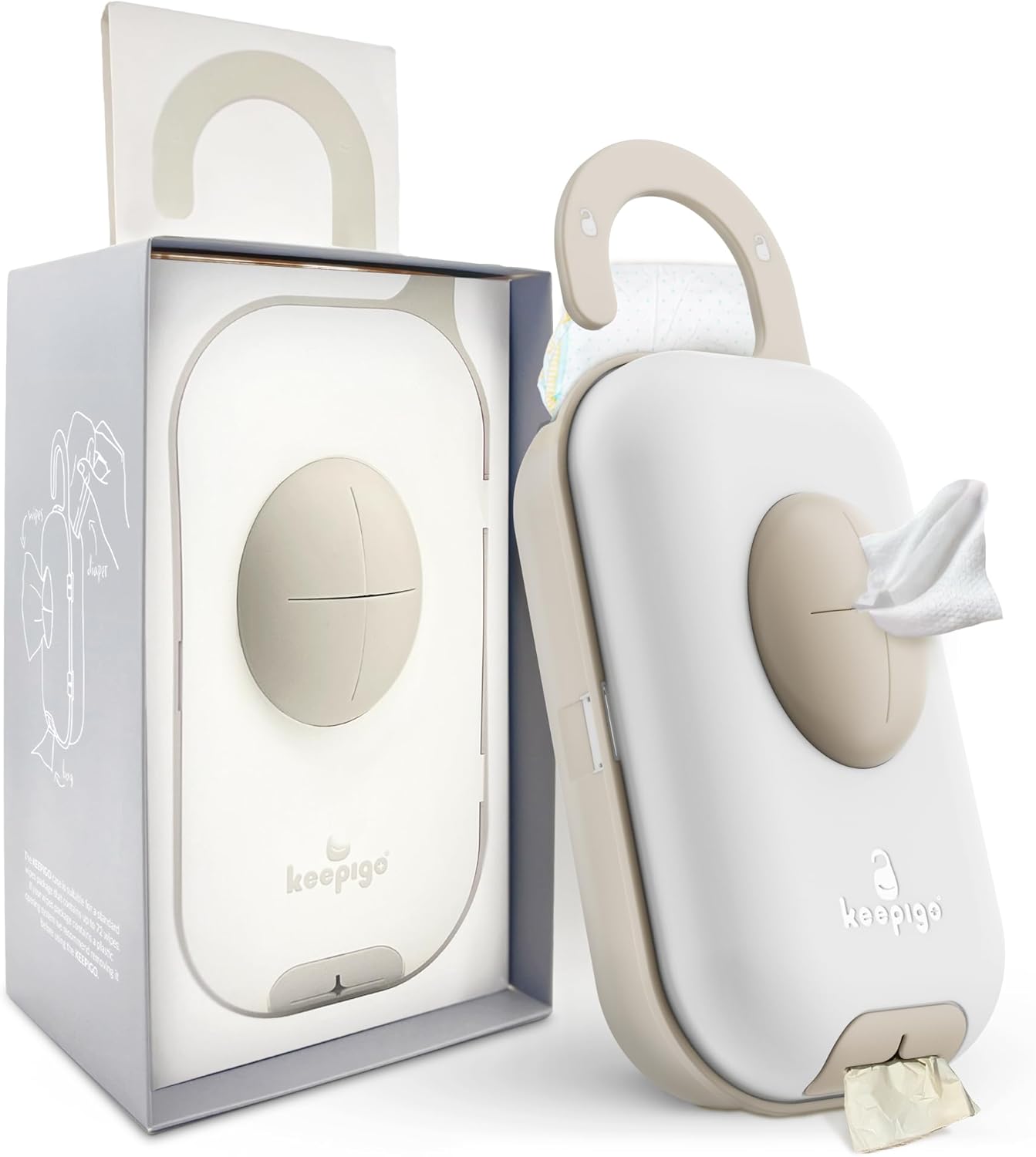 Diaper Bag Wipe Dispenser