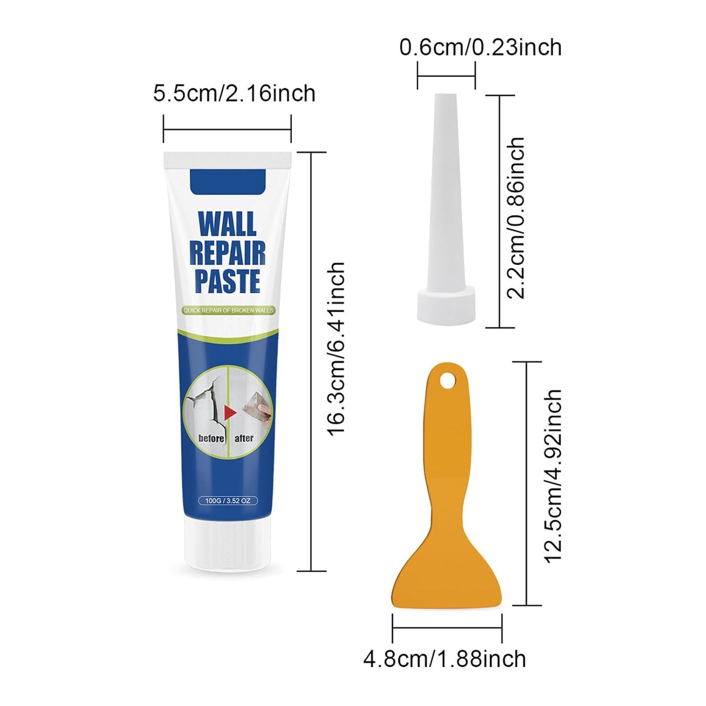 Quick Drying Wall Repair Cream