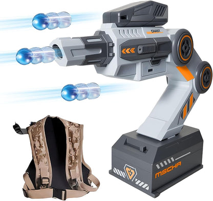 Cool Inductive Robot Arm, Motion-Tracked Blaster
