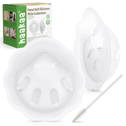 Silicone Breast Milk Collector – Leak Catcher for Breastfeeding Moms 2PCS