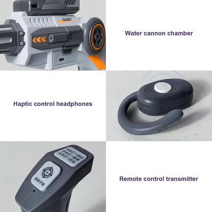Cool Inductive Robot Arm, Motion-Tracked Blaster
