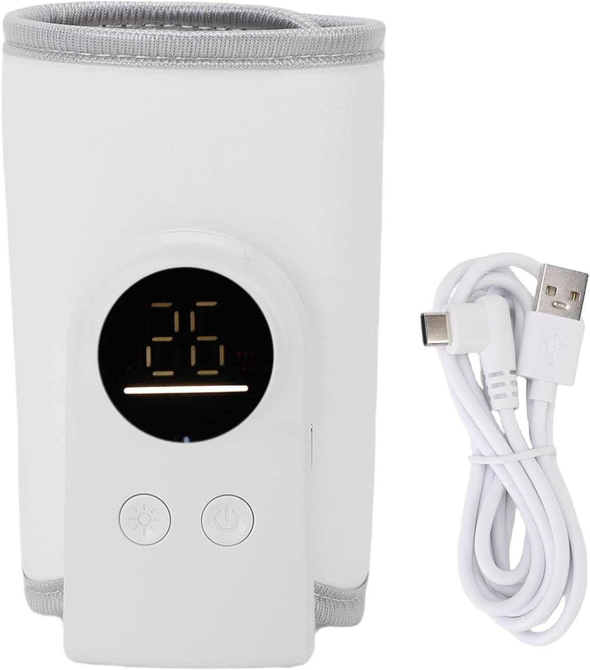 Portable USB Baby Bottle Warmer with Adjustable Temperature – Fast Heating for Home & Travel (Style 1)