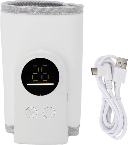 Portable USB Baby Bottle Warmer with Adjustable Temperature – Fast Heating for Home & Travel (Style 1)
