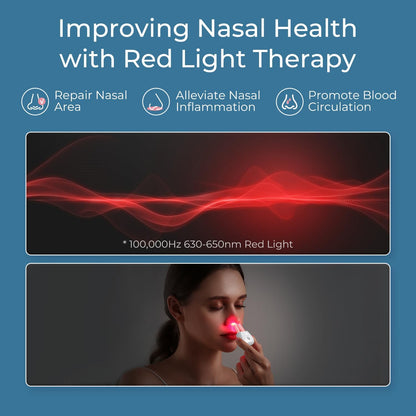 Scienlodic Rechargeable Portable Red Light Nose Therapy Device