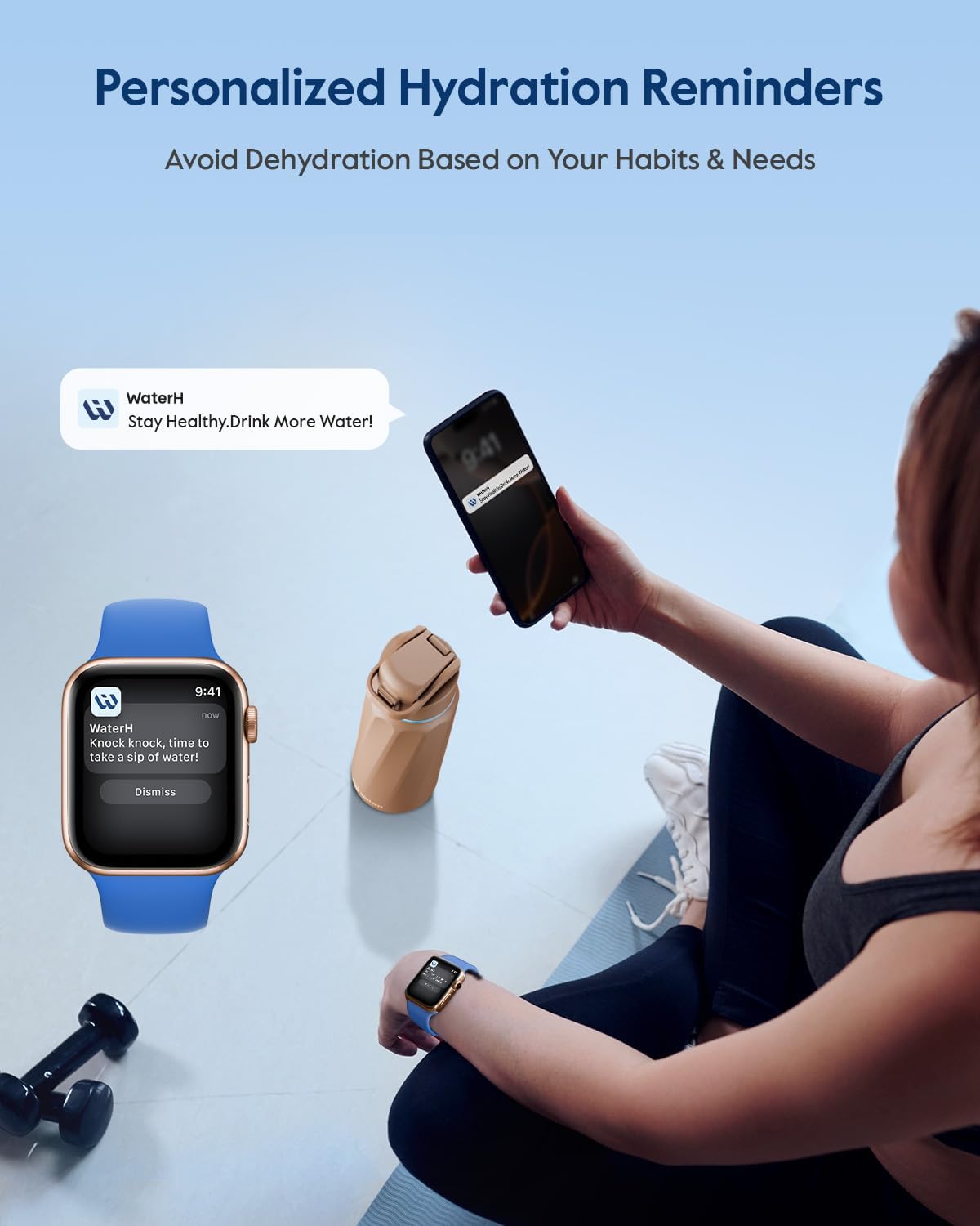HydroSync™ Smart Hydration Bottle