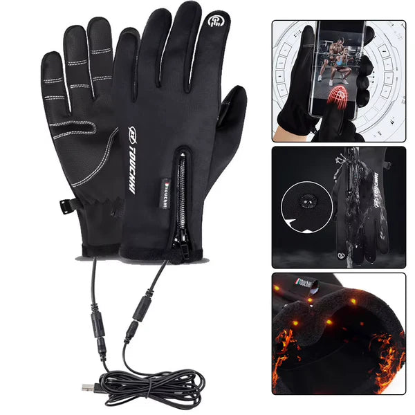 Waterproof Heated Winter Gloves
