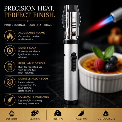 FlameCraft™ Adjustable Culinary Torch