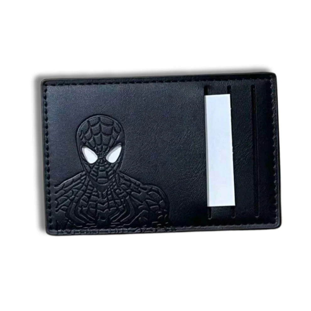 RFID Blocking Embossed ID Wallet | Slim Leather Card Holder with ID Window