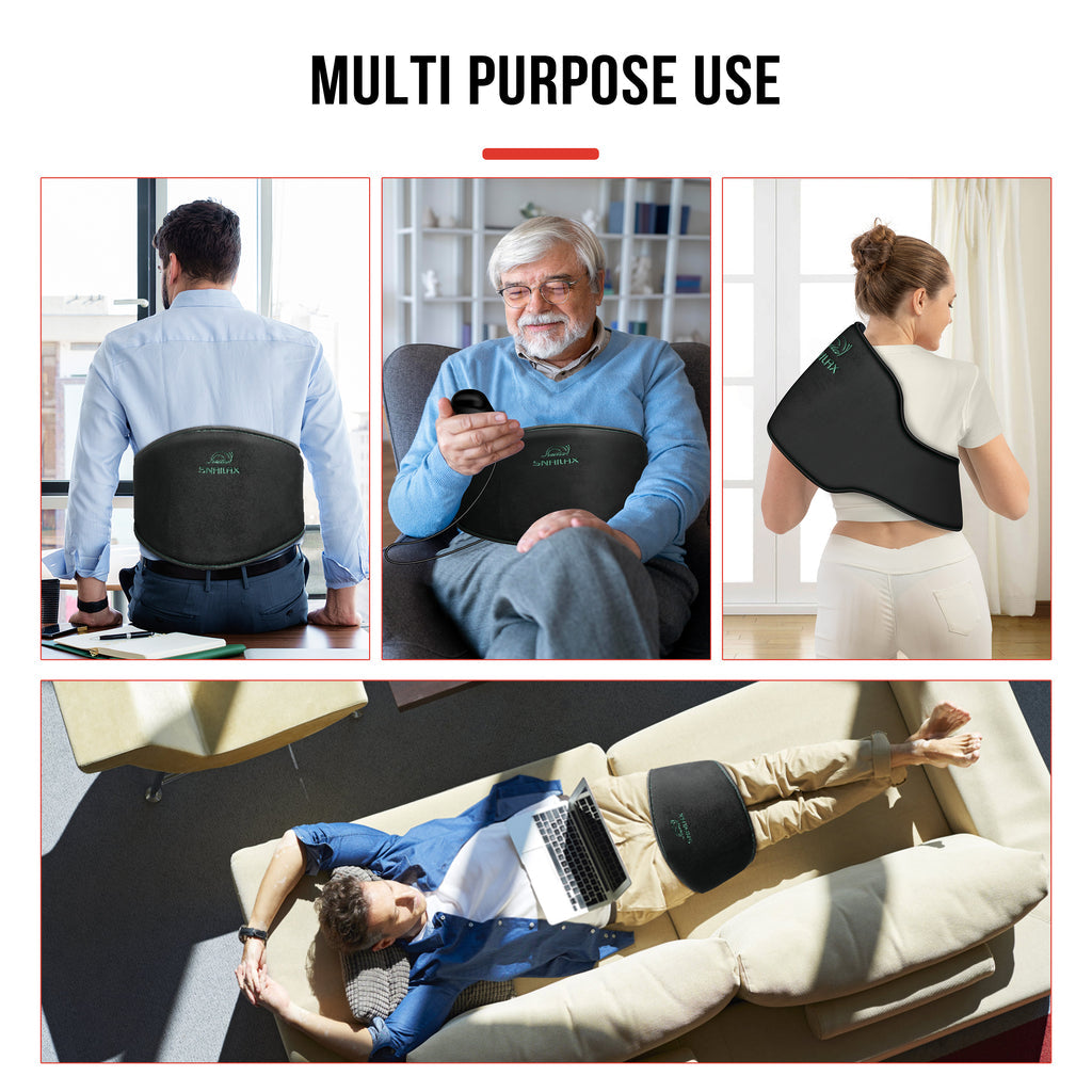 Vibration Massage Belt for Back Pain Relief with Heat