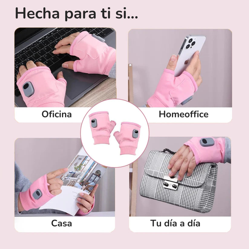 HeatGrip Pro Gloves – Rechargeable Heated Winter Gloves for Outdoor Work, Skiing, Cycling & Cold Weather