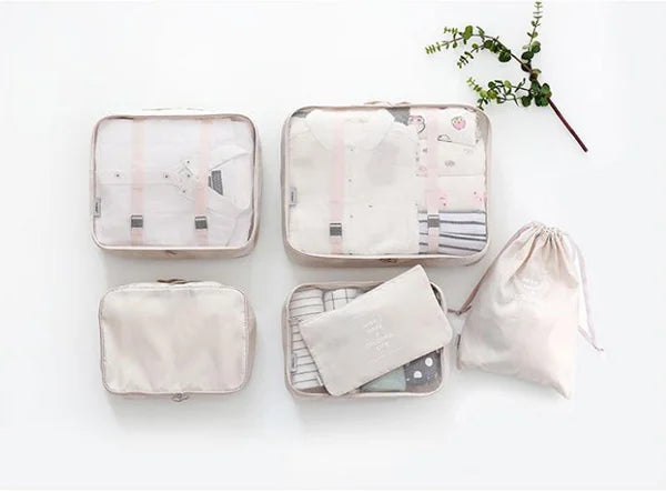 🎉 HOT SALE 50% OFF - ✈6 pieces portable luggage packing cubes🧳