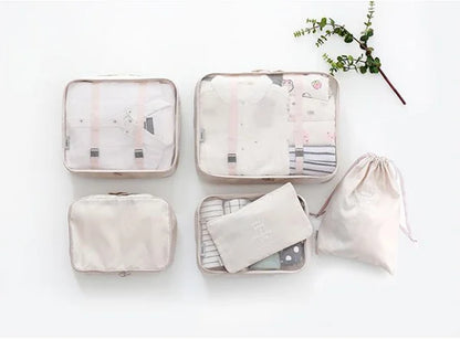 🎉 HOT SALE 50% OFF - ✈6 pieces portable luggage packing cubes🧳