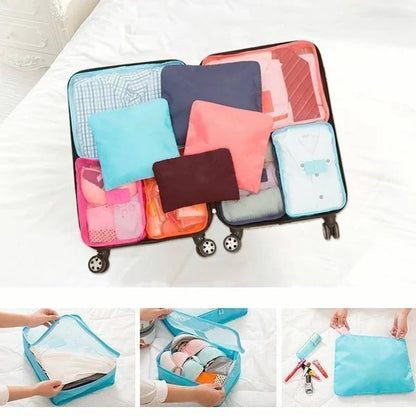 🎉 HOT SALE 50% OFF - ✈6 pieces portable luggage packing cubes🧳