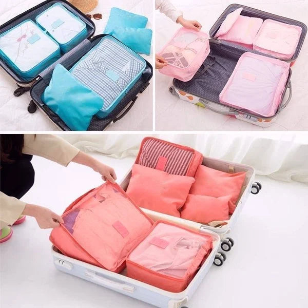 🎉 HOT SALE 50% OFF - ✈6 pieces portable luggage packing cubes🧳