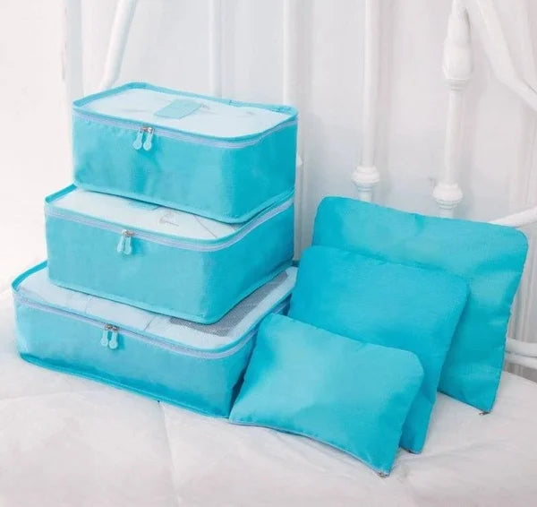 🎉 HOT SALE 50% OFF - ✈6 pieces portable luggage packing cubes🧳