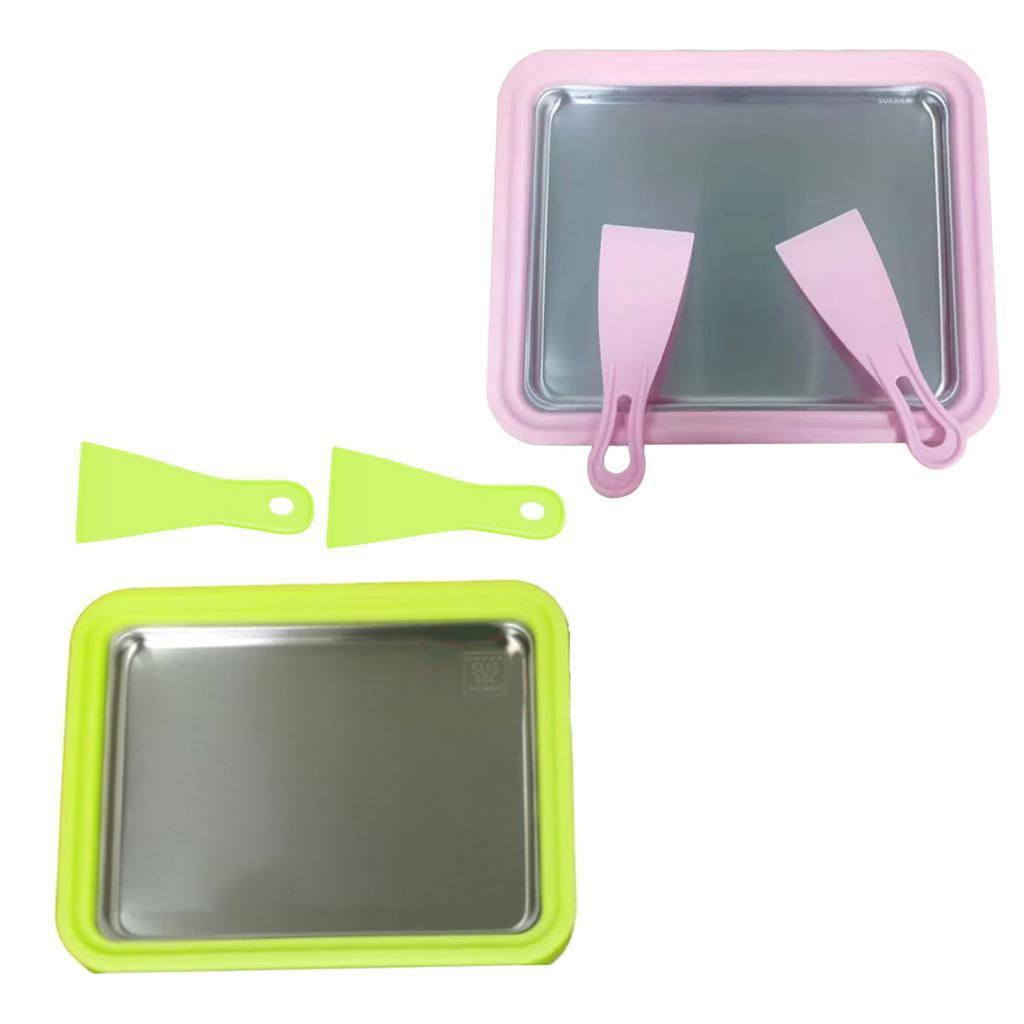 Cold Plate Ice Cream Maker, Portable Sweet Dot Ice Cream Rolled Machine for Soft
