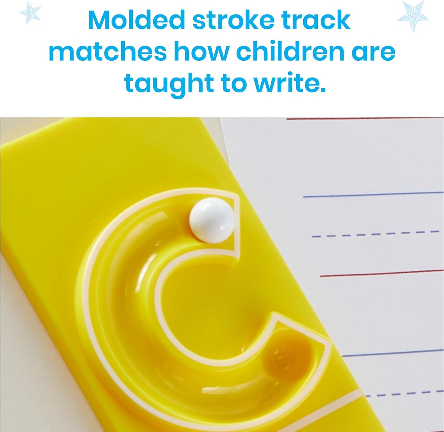 Alphabet Marble Tracing Boards – Lowercase Letter Learning Set for Preschool & Kindergarten