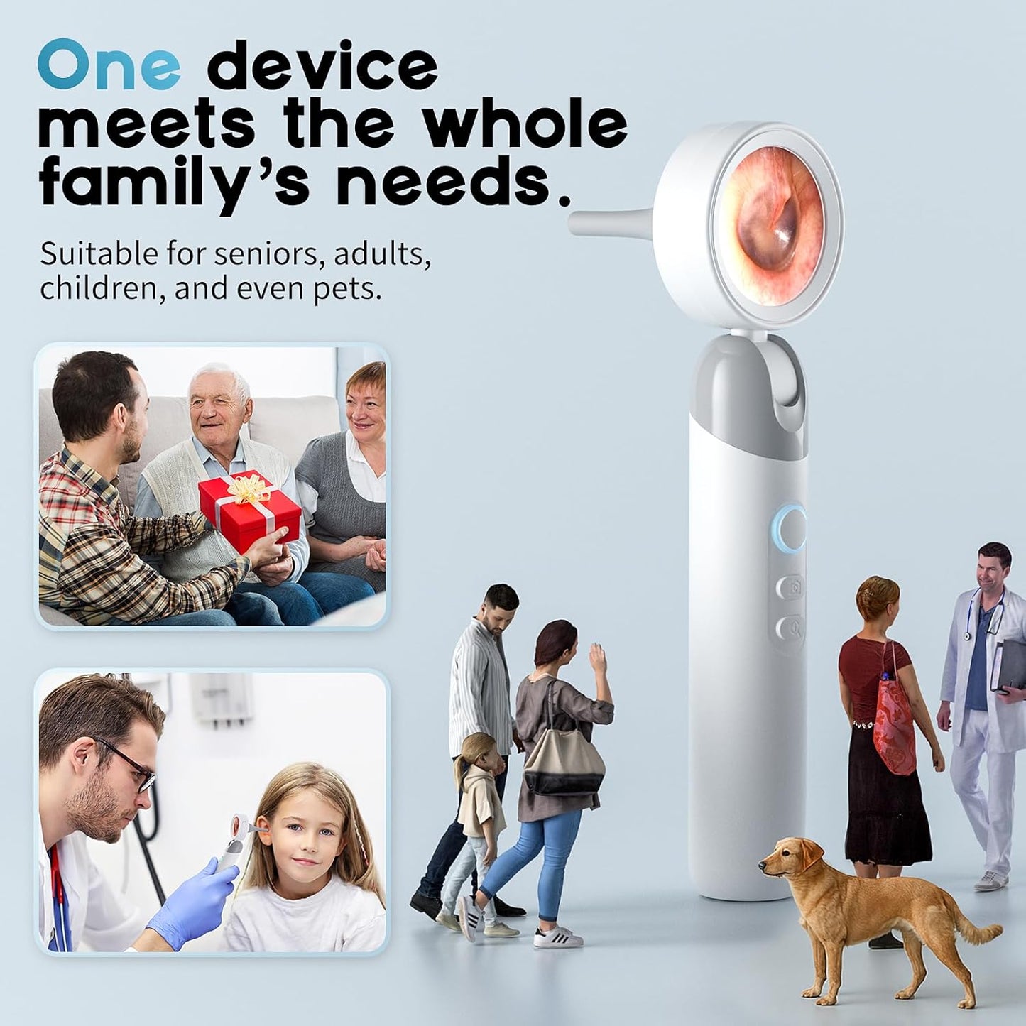 1080P HD Otoscope Ear Camera for Family