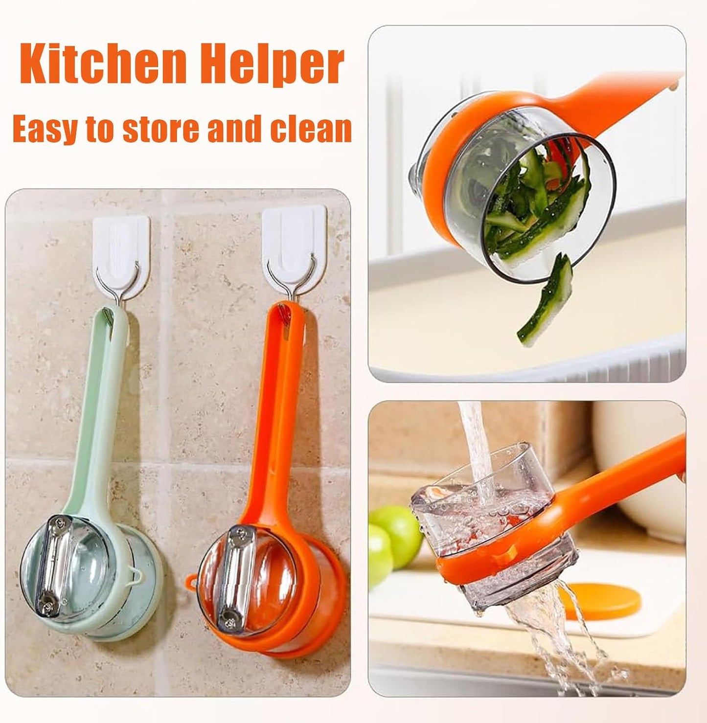 PeelMate™ Mess-Free Kitchen Peeler with Built-In Storage Box