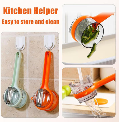 PeelMate™ Mess-Free Kitchen Peeler with Built-In Storage Box